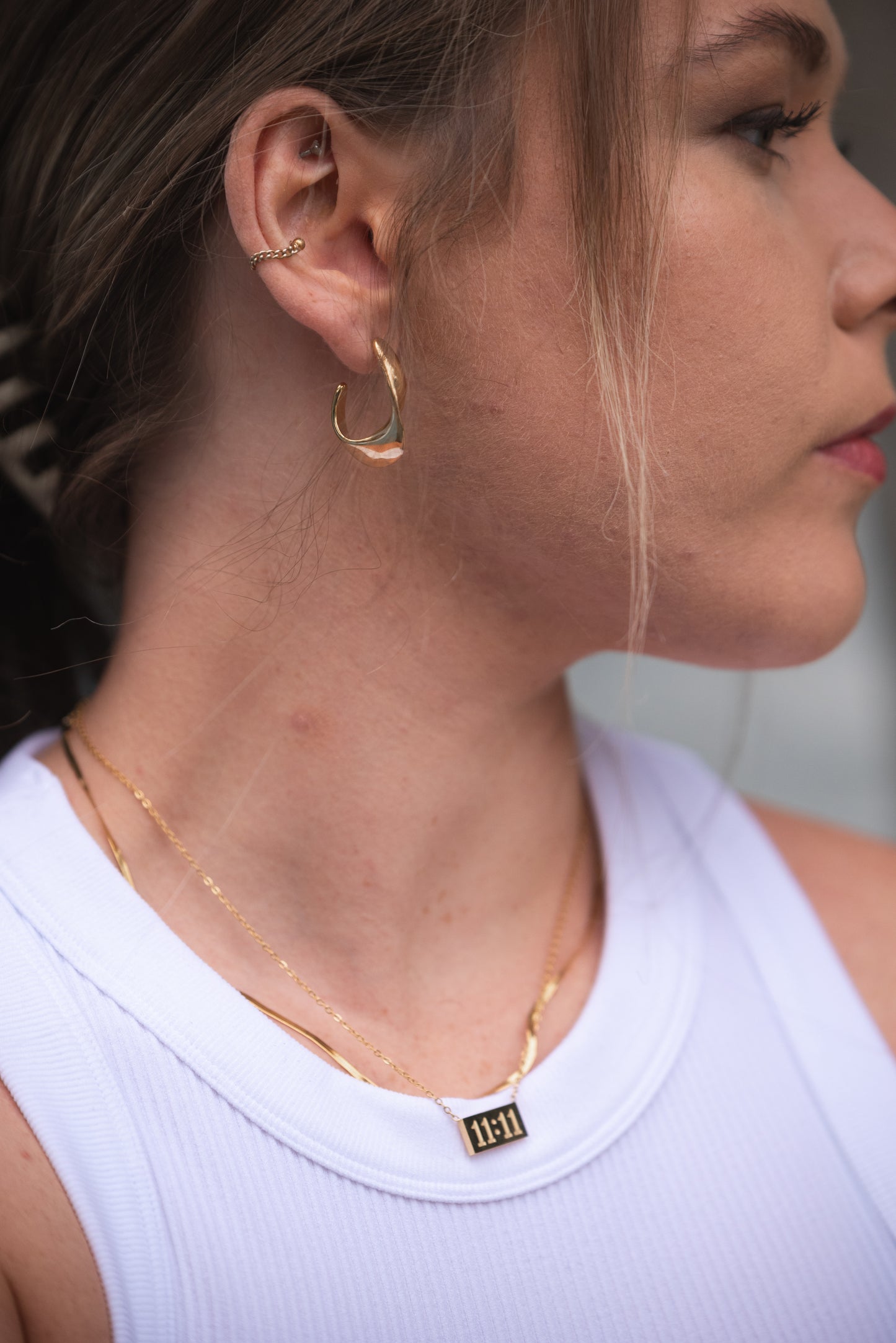 11:11 Bar Pendant Necklace