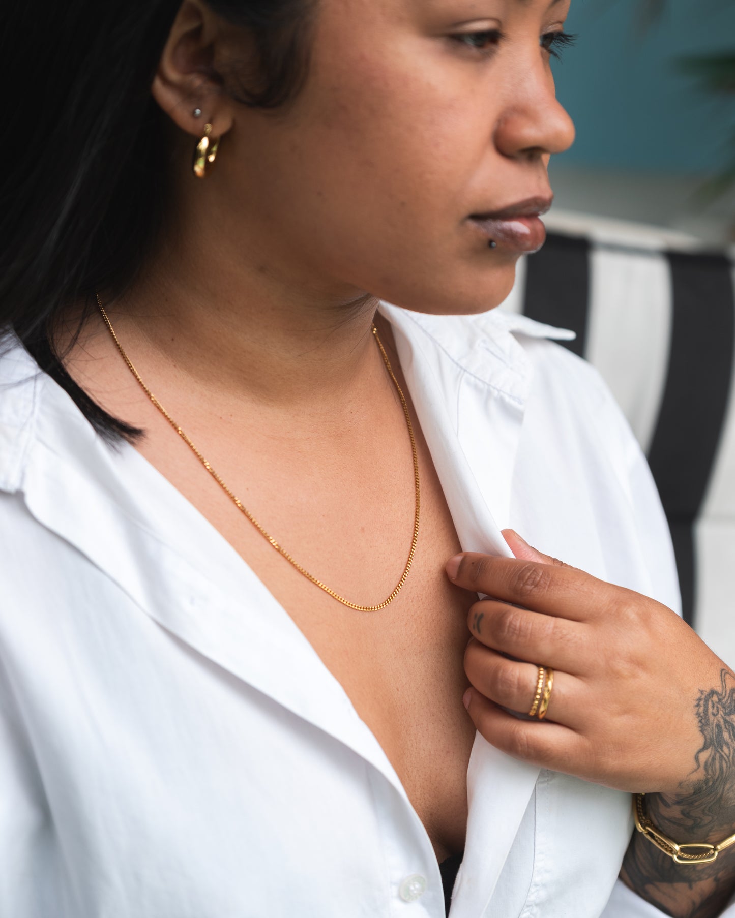 Simple Link Necklace