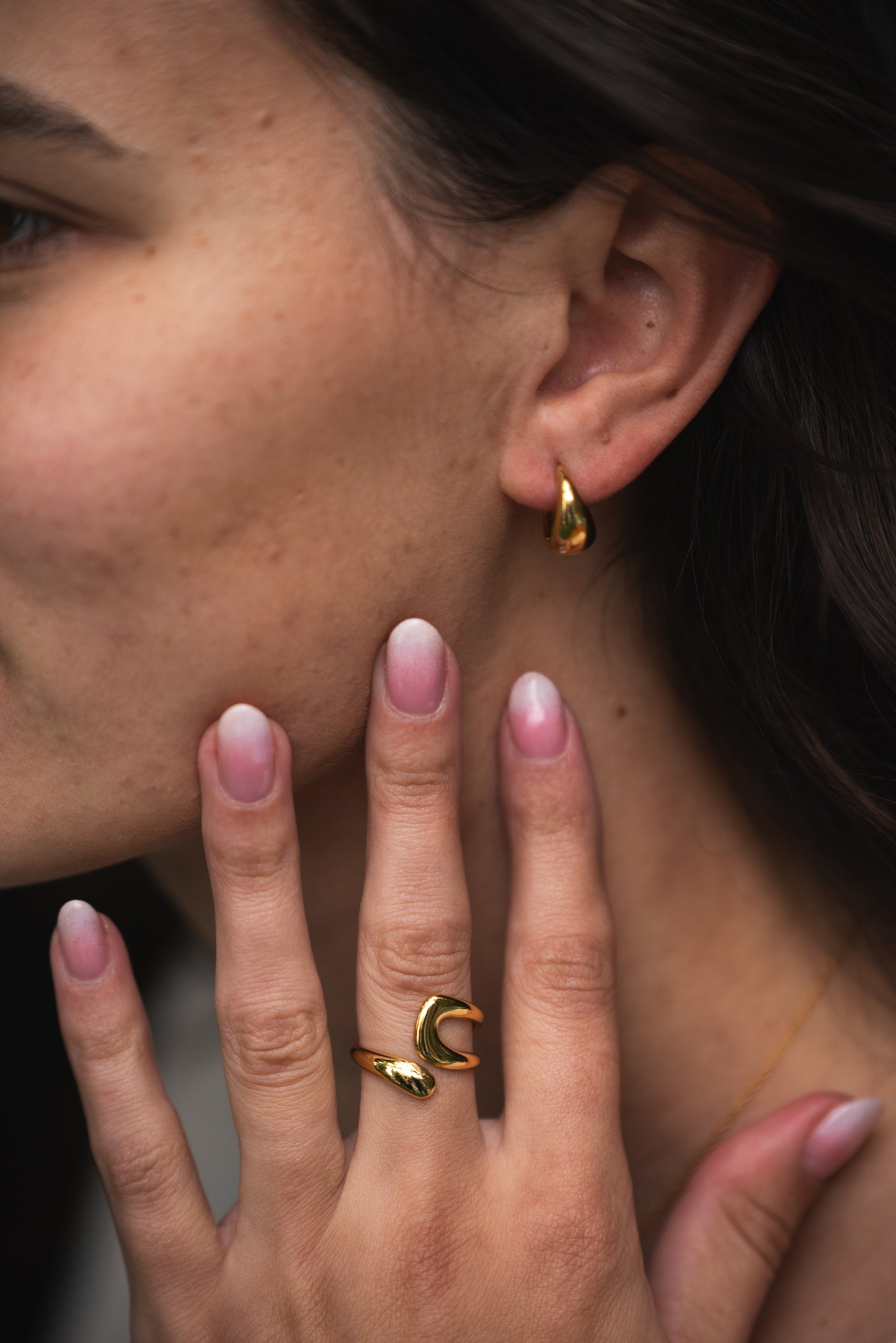 Tapered Huggie Earrings