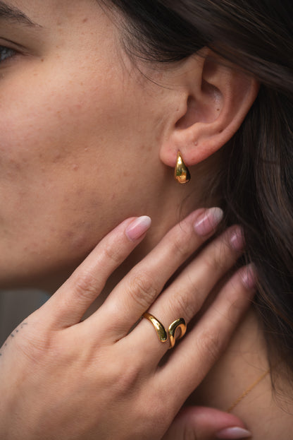 Tapered Huggie Earrings