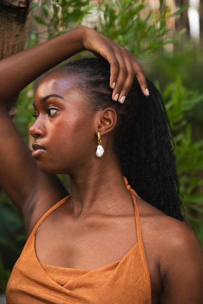 Ariel Pearl Drop Earrings