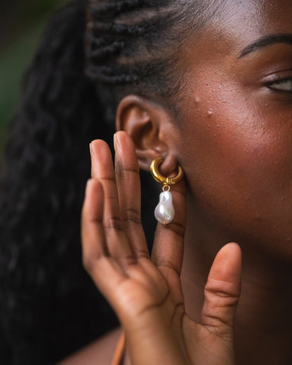 Ariel Pearl Drop Earrings