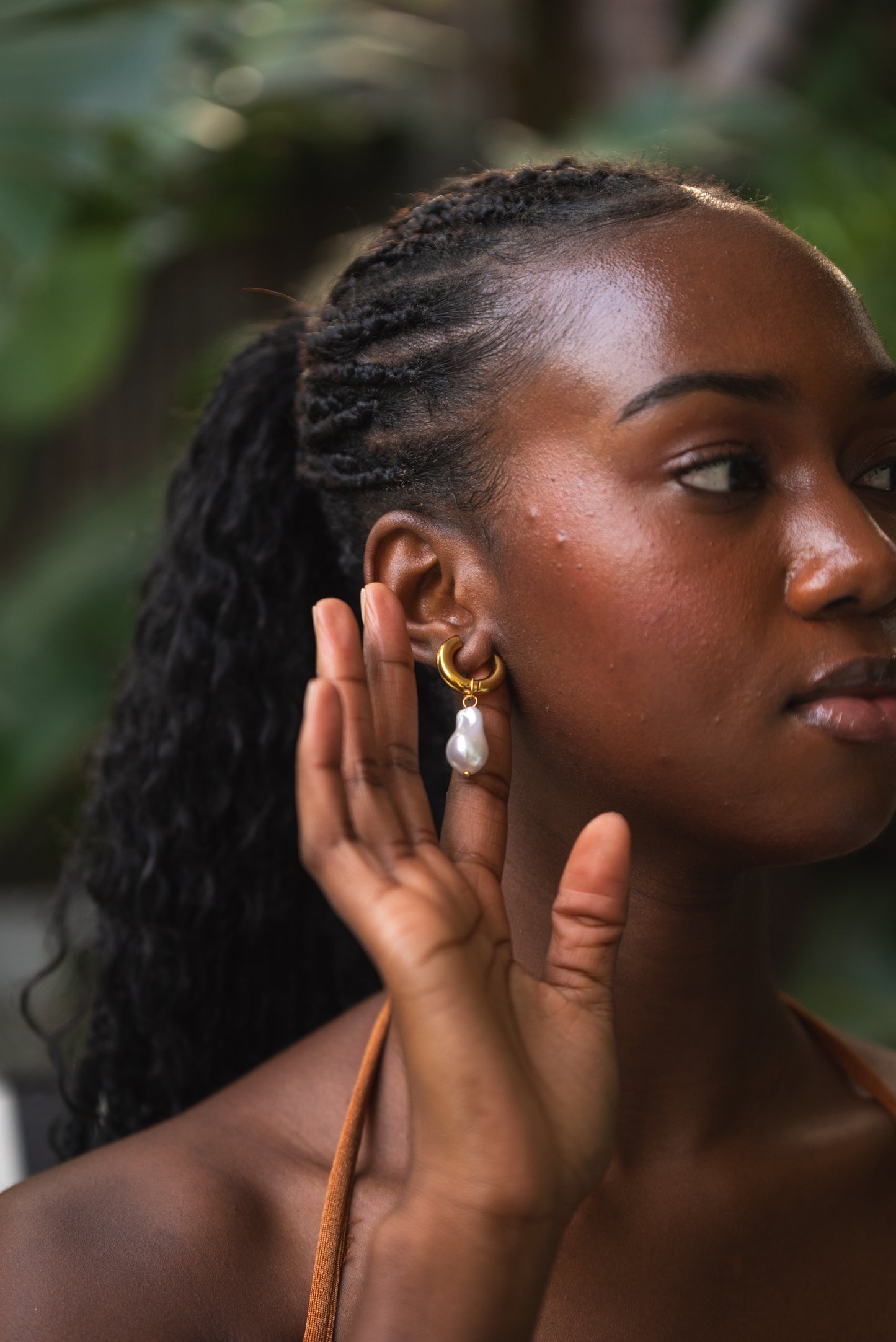 Ariel Pearl Drop Earrings