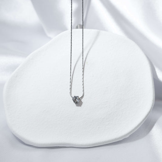 Luna Solitaire Necklace