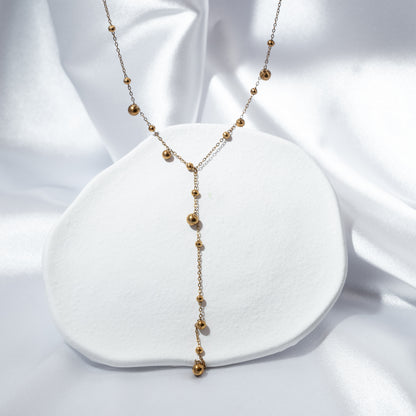 Sasha Y-Ball Necklace