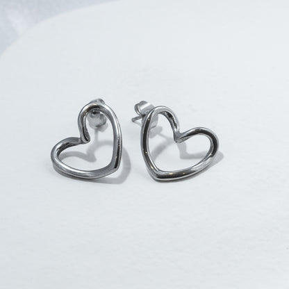 Twisted Heart Earrings