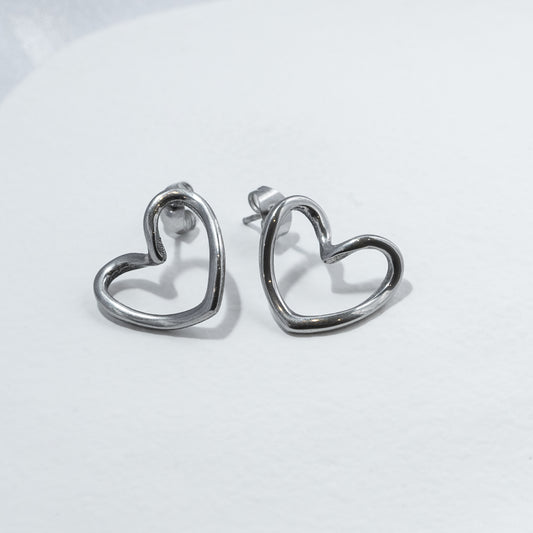 Twisted Heart Earrings
