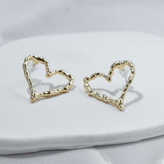 Love Heart Studs