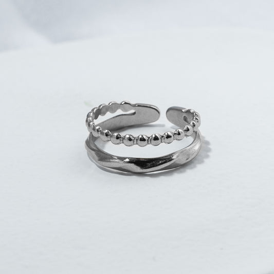 Zaria Double Stack Ring